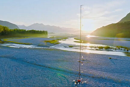 Tagliamento, ein Fluss in den italienischen Alpen