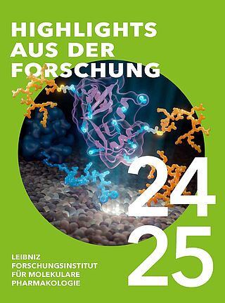 Auf dem hellgrünen Cover ist ein Kreis, in dem Zellen und Proteine grafisch abgebildet sind.