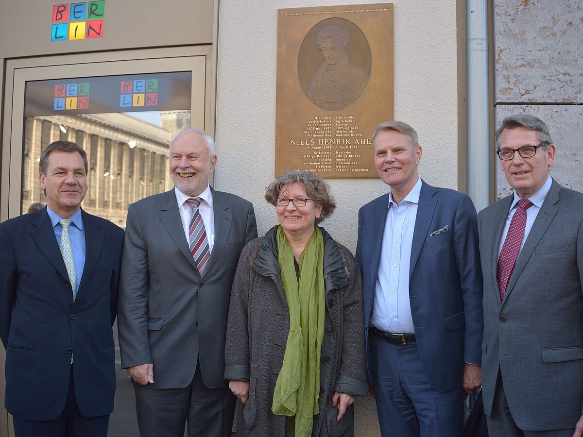 Mathematiker Niels Henrik Abel erhält Gedenktafel in Berlin