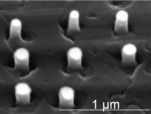 Wie Nanosäulen wachsen